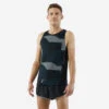 Ademende Hardloopsinglet Voor Heren Light -Regatle Winkel ademend hardloopsinglet voor heren light zwart golven