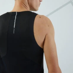 Ademende Hardloopsinglet Voor Heren Light -Regatle Winkel ademend hardloopsinglet voor heren light zwart golven 4