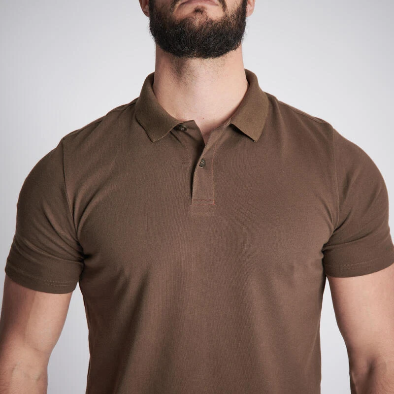 Ademende Jachtpolo Voor Heren 100 Met Korte Mouwen Katoen 5 Ademende Jachtpolo Voor Heren 100 Met Korte Mouwen Katoen - Afbeelding 3