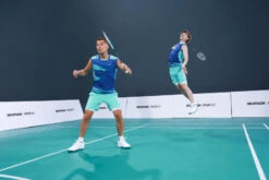 Badmintonshirt Voor Heren 990 Donkerrood -Regatle Winkel badmintonshirt voor heren 990 turkoois 13