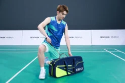 Badmintonshirt Voor Heren 990 Donkerrood -Regatle Winkel badmintonshirt voor heren 990 turkoois 16