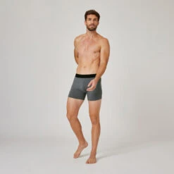 Boxershorts Voor Fitness 500 Set Van 3 -Regatle Winkel boxershorts voor fitness 500 set van 3 zwart grijs marineblauw 5