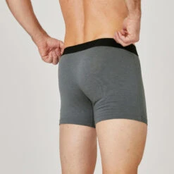 Boxershorts Voor Fitness 500 Set Van 3 -Regatle Winkel boxershorts voor fitness 500 set van 3 zwart grijs marineblauw 8