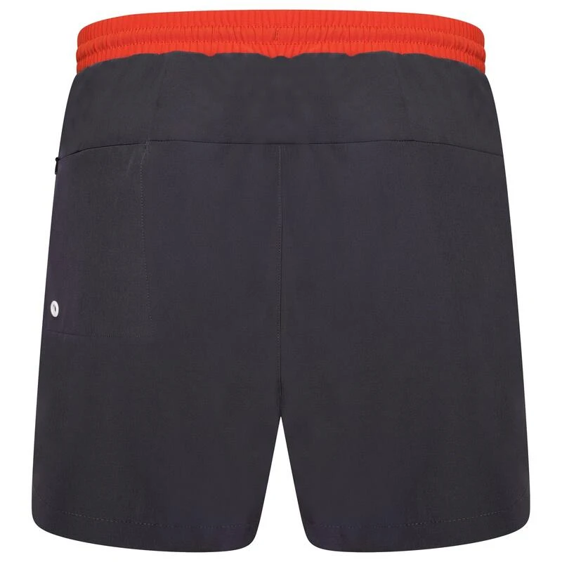 Dare 2b Cascade Heren Zwemmen Zwembroeken - Grijs / Rood 5 Dare 2b Cascade Heren Zwemmen Zwembroeken - Grijs / Rood - Afbeelding 3