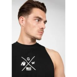 Gorilla Wear Cisco Drop Armhole Tank Top Black -Regatle Winkel cisco drop armhole tank top black 4