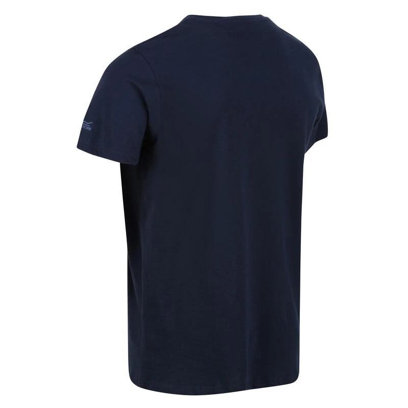 Regatta Cline VI Wandel-T-shirt Met Korte Mouwen Voor Heren - Marineblauw 4 Regatta Cline VI Wandel-T-shirt Met Korte Mouwen Voor Heren - Marineblauw - Afbeelding 2