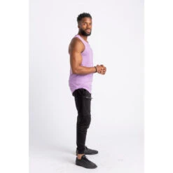 Core Scoop Tank Top - Fitness - Heren - Lila -Regatle Winkel core scoop tank top fitness heren lila 3