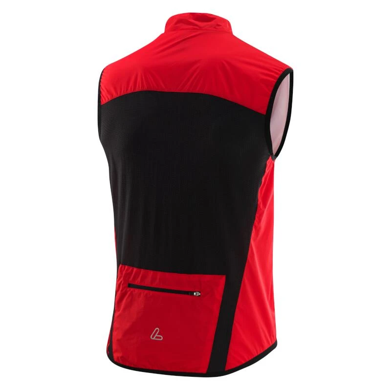 Loeffler Fietsvest Zonder Mouwen M Bike Vest WPM Pocket - Rood 6 Loeffler Fietsvest Zonder Mouwen M Bike Vest WPM Pocket - Rood - Afbeelding 4