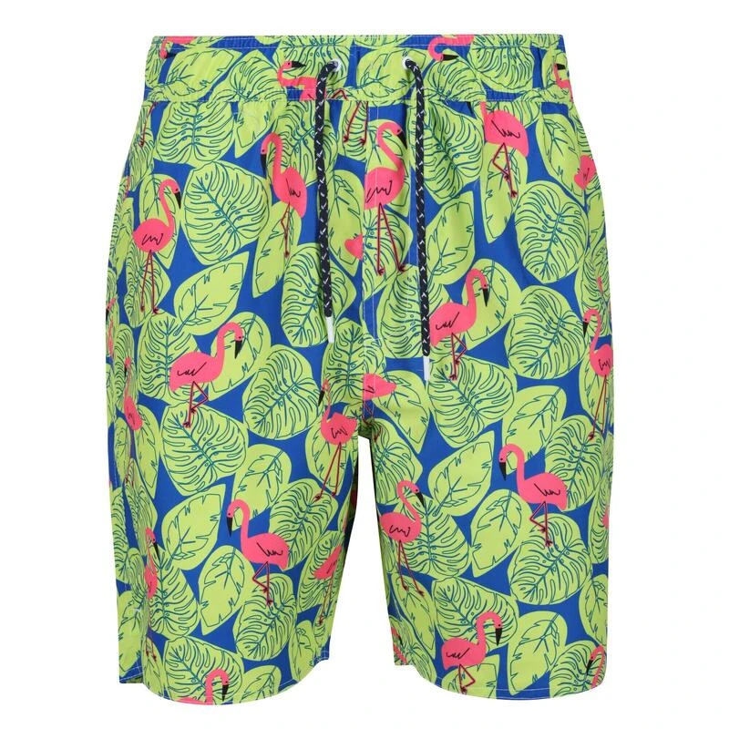 Regatta Heren Hamza Flamingo Zwemshorts (Heldere Kiwi) 3 Regatta Heren Hamza Flamingo Zwemshorts (Heldere Kiwi)