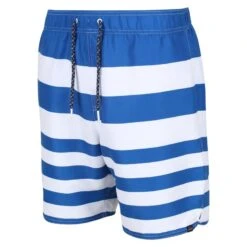 Regatta Heren Hamza Gestreepte Zwemshorts (Lapis Blauw) -Regatle Winkel heren hamza gestreepte zwemshorts lapis blauw 3