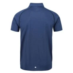 Regatta Heren Kalter Poloshirt Met Korte Mouwen (Donkere Denim) 8 Regatta Heren Kalter Poloshirt Met Korte Mouwen (Donkere Denim) -Regatle Winkel heren kalter poloshirt met korte mouwen donkere denim 1
