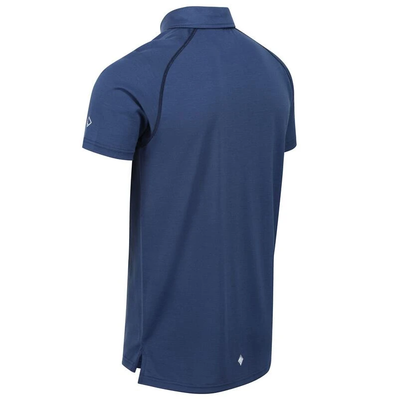 Regatta Heren Kalter Poloshirt Met Korte Mouwen (Donkere Denim) 5 Regatta Heren Kalter Poloshirt Met Korte Mouwen (Donkere Denim) - Afbeelding 3