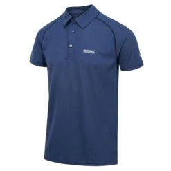 Regatta Heren Kalter Poloshirt Met Korte Mouwen (Donkere Denim) 10 Regatta Heren Kalter Poloshirt Met Korte Mouwen (Donkere Denim) -Regatle Winkel heren kalter poloshirt met korte mouwen donkere denim 3