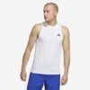 ADIDAS HERENTOP VOOR CARDIOFITNESS WIT -Regatle Winkel herentop voor cardiofitness wit