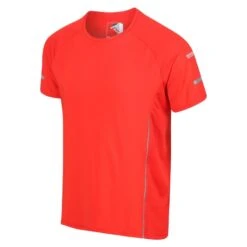 Regatta Highton Pro Wandel-T-shirt Met Korte Mouwen Voor Heren - Rood