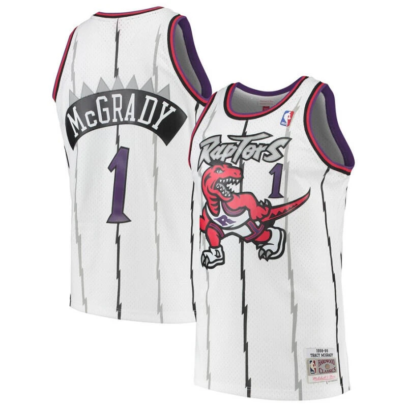Mitchell & Ness Jersey Toronto Raptors Swingman Tracy Mcgrady #1 4 Mitchell & Ness Jersey Toronto Raptors Swingman Tracy Mcgrady #1 - Afbeelding 2