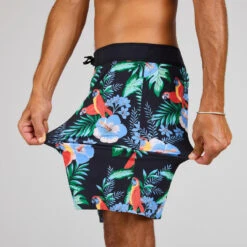 Klassieke Boardshort Voor Surfen 900 Flat Belt Dude -Regatle Winkel klassieke boardshort voor surfen 900 flat belt macao multicolor 6