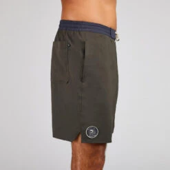 Lange Surfboardshort 100 Eco MAN -Regatle Winkel lange surfboardshort 100 eco man kaki 3