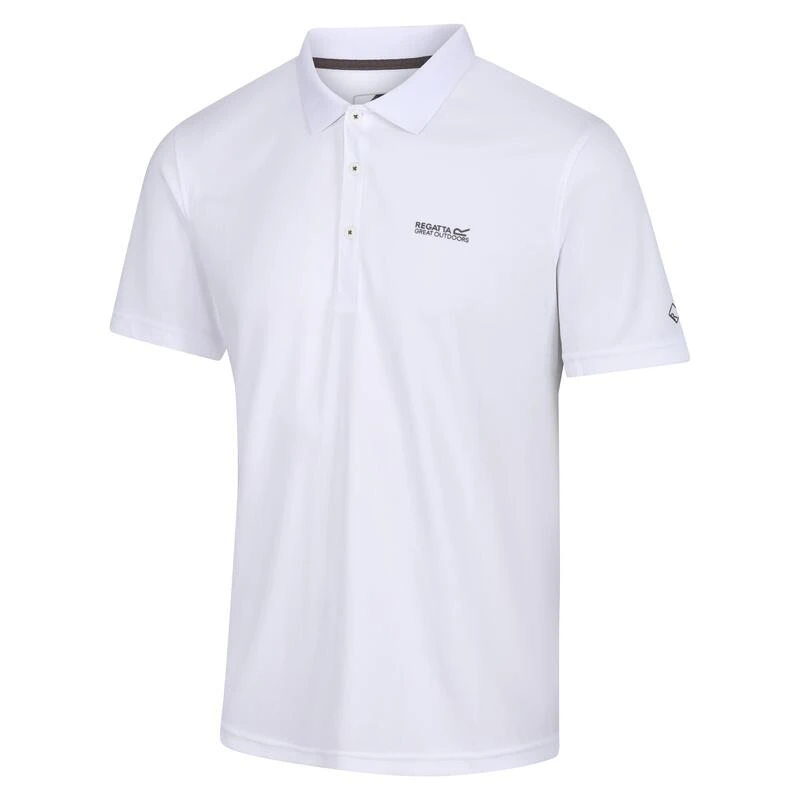 Regatta Maverik V Fitnesspolo Met Korte Mouwen Voor Heren - Wit 8 Regatta Maverik V Fitnesspolo Met Korte Mouwen Voor Heren - Wit - Afbeelding 6