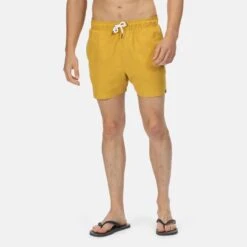 Regatta Mawson II Zwembroek Voor Heren - Geel -Regatle Winkel mawson ii zwembroek voor heren geel 3
