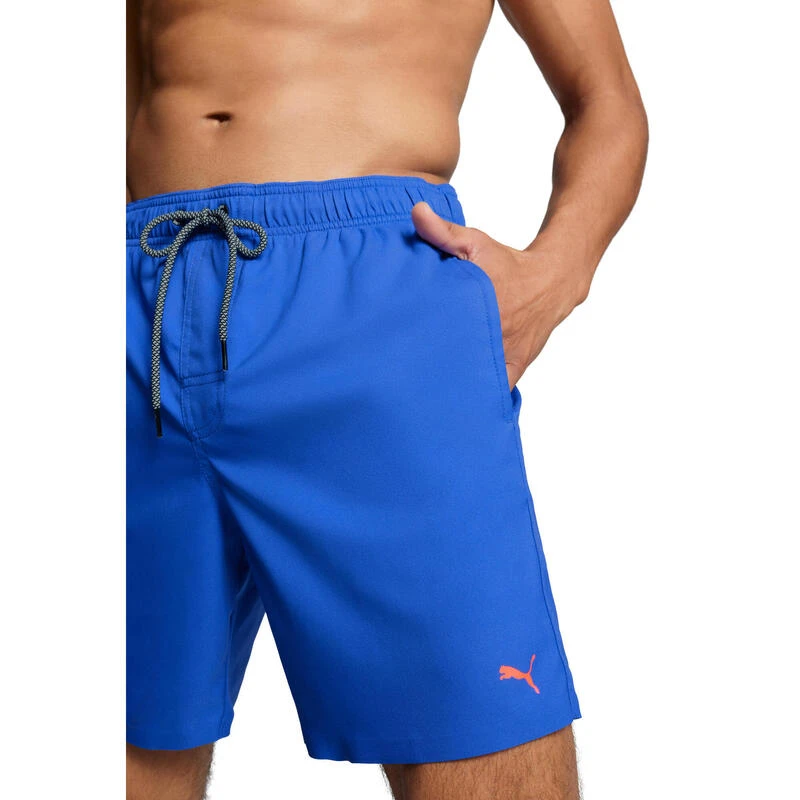 Puma Zwembroek Heren Middel Lang Benjamin Blue 5 Puma Zwembroek Heren Middel Lang Benjamin Blue - Afbeelding 3