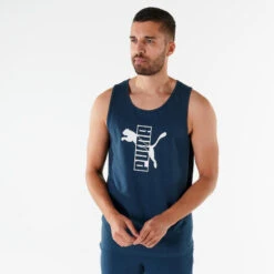Puma Tanktop Heren Blauw -Regatle Winkel tanktop heren blauw 7