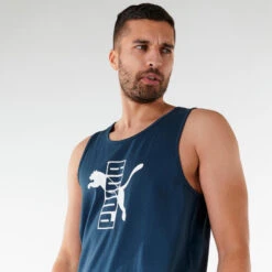 Puma Tanktop Heren Blauw -Regatle Winkel tanktop heren blauw 8