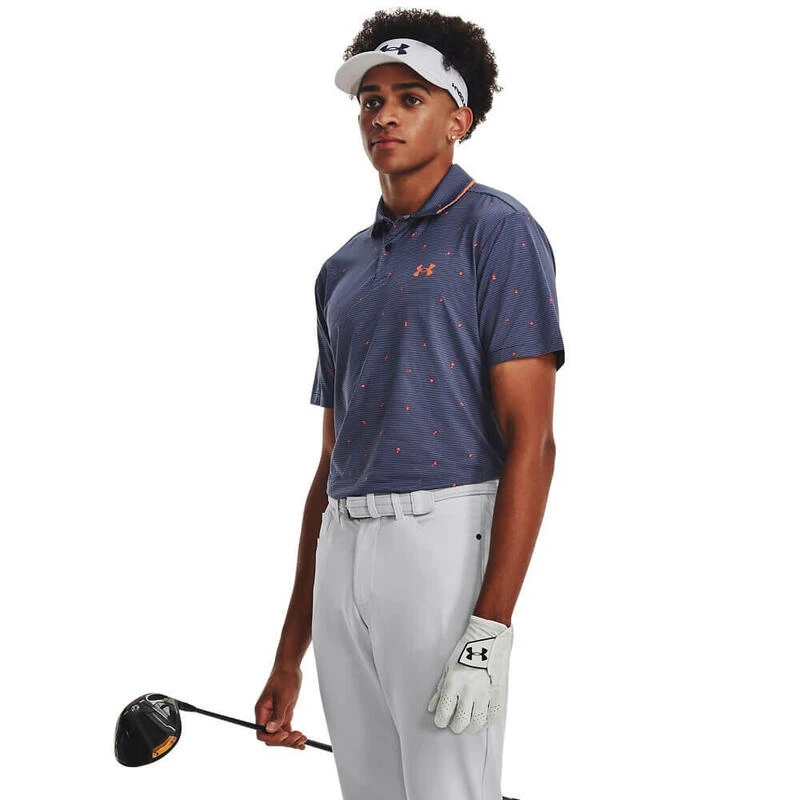 Under Armour Iso-Chill GeoScatter Golfpolo-Midnight Navy 3 Under Armour Iso-Chill GeoScatter Golfpolo-Midnight Navy