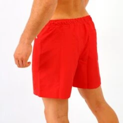 Zwembroek Heren White Tip Rood 7 Zwembroek Heren White Tip Rood -Regatle Winkel zwembroek heren white tip rood 1