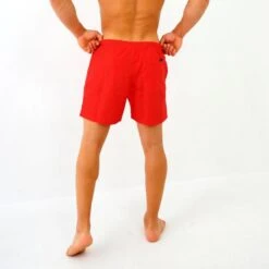 Zwembroek Heren White Tip Rood 8 Zwembroek Heren White Tip Rood -Regatle Winkel zwembroek heren white tip rood 2