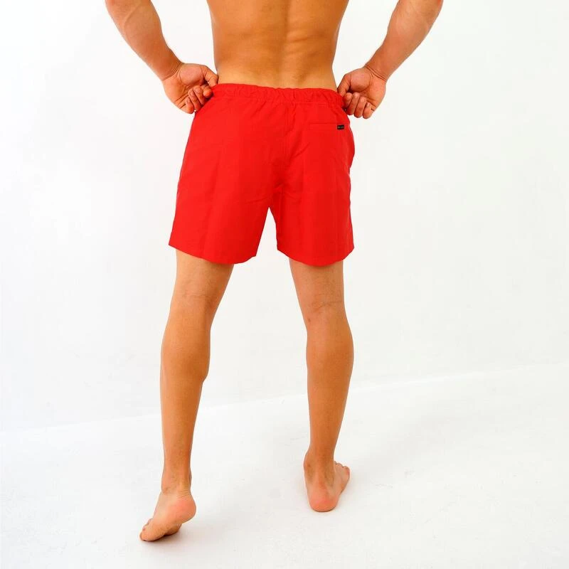 Zwembroek Heren White Tip Rood 5 Zwembroek Heren White Tip Rood - Afbeelding 3