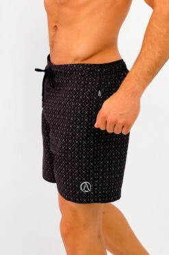 Zwembroek Heren White Tip Zwart -Regatle Winkel zwembroek heren white tip zwart 2