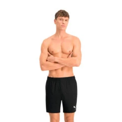 Puma Zwembroek Mannen Mid Shorts Zwart -Regatle Winkel zwembroek mannen mid shorts zwart 2
