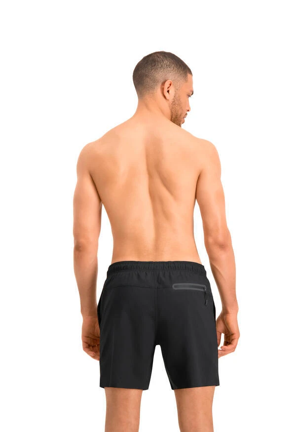 Puma Zwembroek Mannen Middel Lang Zwart 5 Puma Zwembroek Mannen Middel Lang Zwart - Afbeelding 4