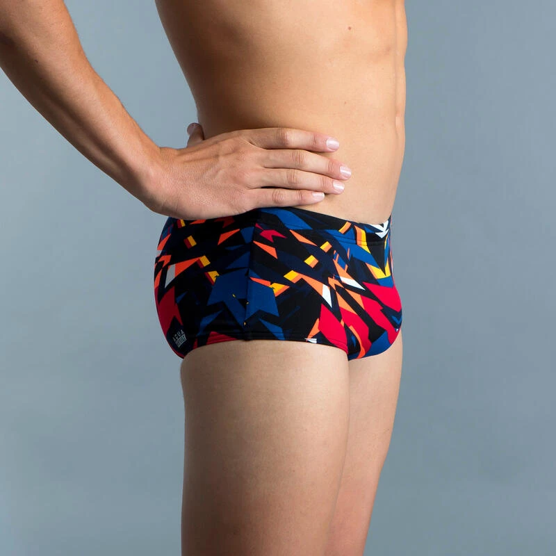 ZWEMBROEK MET BREDE ZIJKANT VOOR HEREN 900 KAL ROOD 5 ZWEMBROEK MET BREDE ZIJKANT VOOR HEREN 900 KAL ROOD - Afbeelding 3