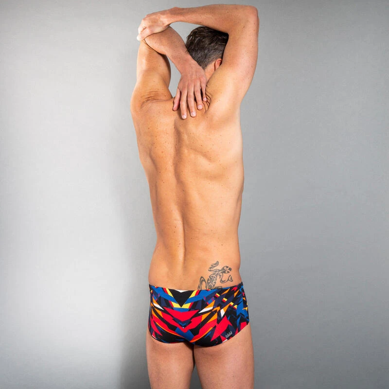 ZWEMBROEK MET BREDE ZIJKANT VOOR HEREN 900 KAL ROOD 9 ZWEMBROEK MET BREDE ZIJKANT VOOR HEREN 900 KAL ROOD - Afbeelding 7