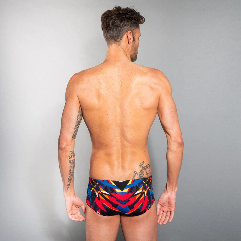 ZWEMBROEK MET BREDE ZIJKANT VOOR HEREN 900 KAL ROOD 11 ZWEMBROEK MET BREDE ZIJKANT VOOR HEREN 900 KAL ROOD - Afbeelding 9